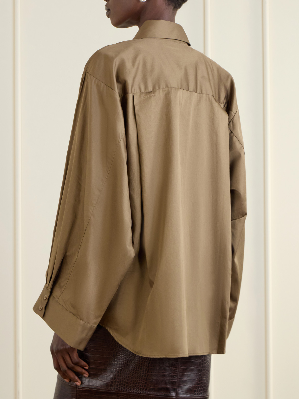 Tila Cotton-Poplin Shirt