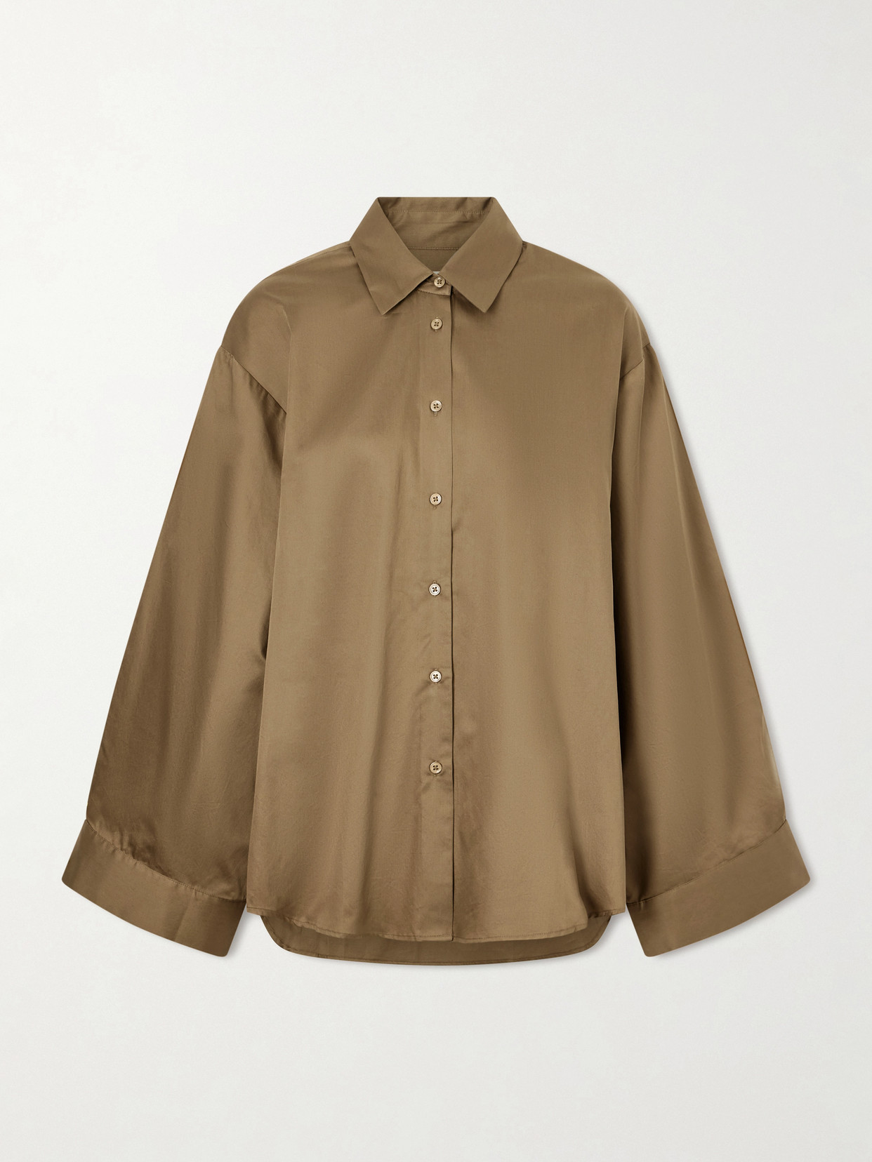 The Frankie Shop Tila Cotton-poplin Shirt In Multi