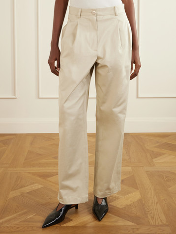 The Frankie Shop Norstrand cotton-blend wide-leg pants