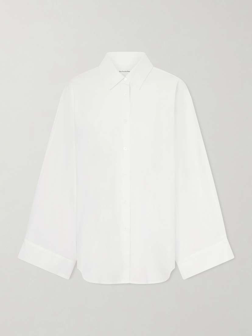The Frankie Shop Tila Cotton-poplin Shirt