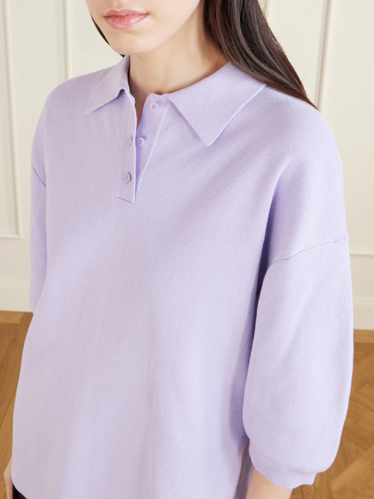 Nola Knitted Cotton Polo