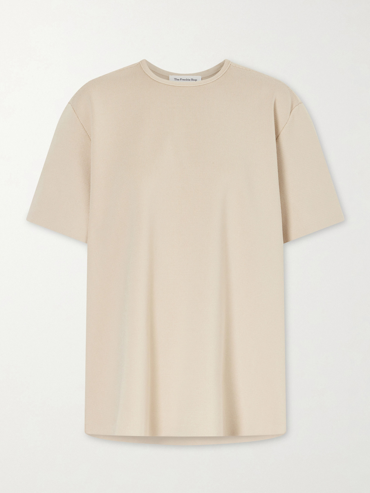 Leni Ribbed-Knit T-Shirt