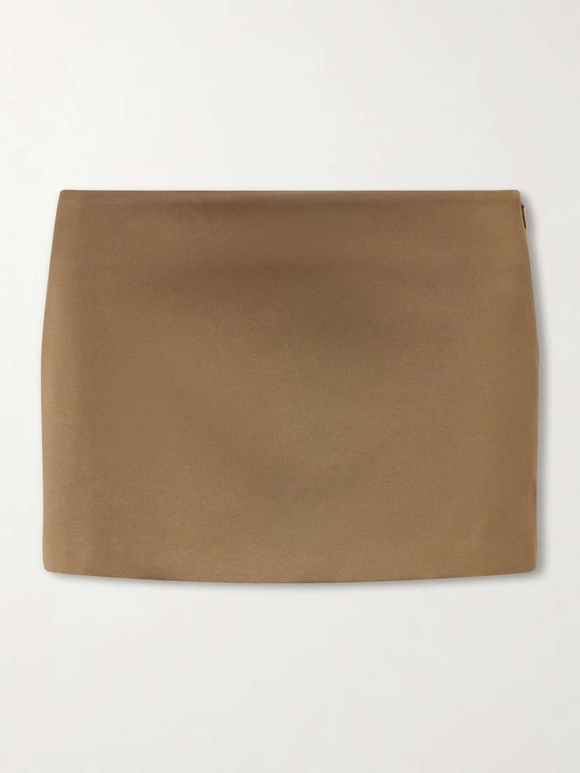 The Frankie Shop Hera Satin Mini Skirt