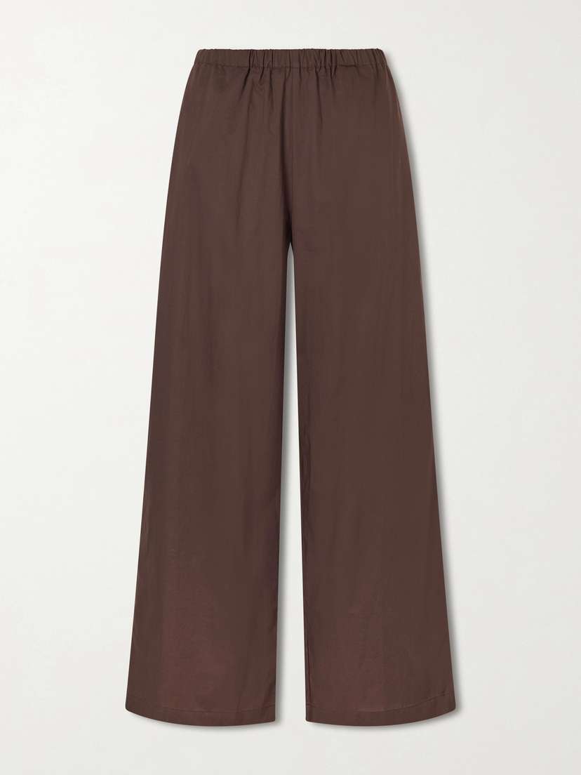 Faithfull Sabine Cotton-poplin Straight-leg Pants