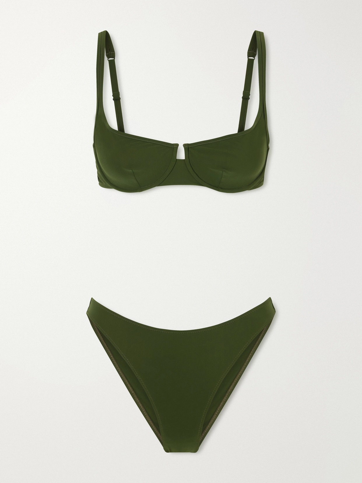 Lido Cinquantasei Underwired Bikini In Green