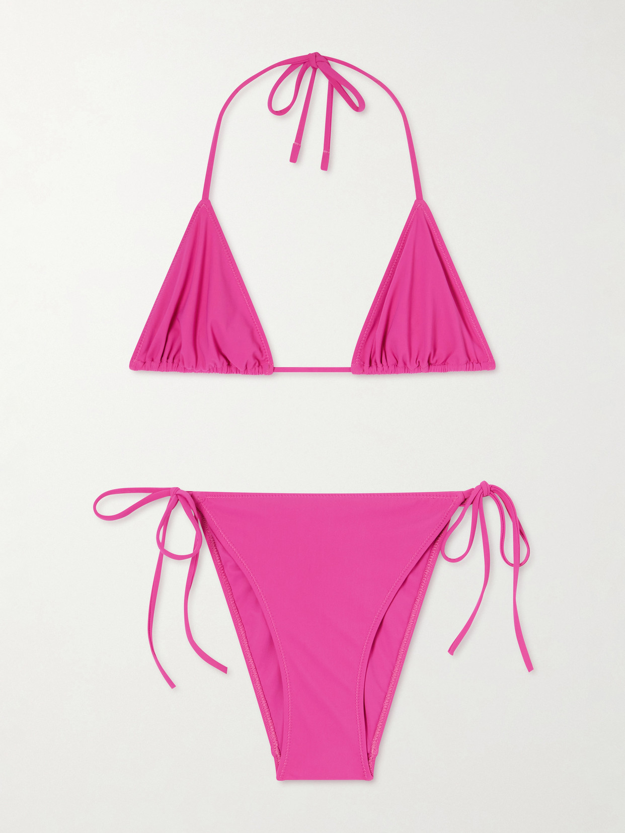 Lido Venti Triangle Halterneck Bikini In Pink
