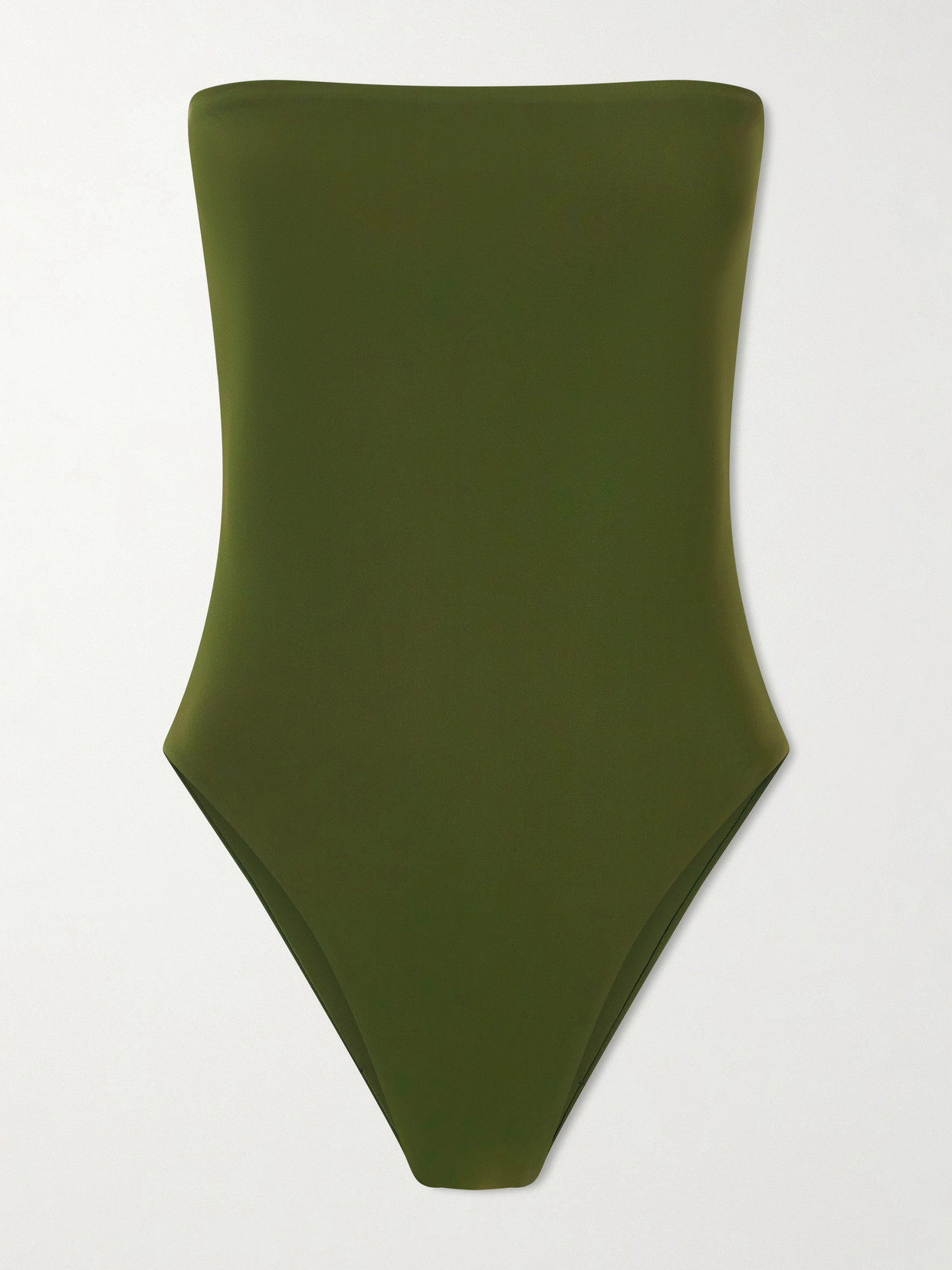 Lido Sedici Bandeau Swimsuit In Green