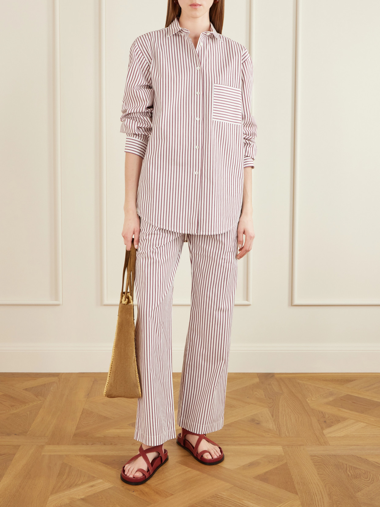 Striped Cotton-Poplin Shirt