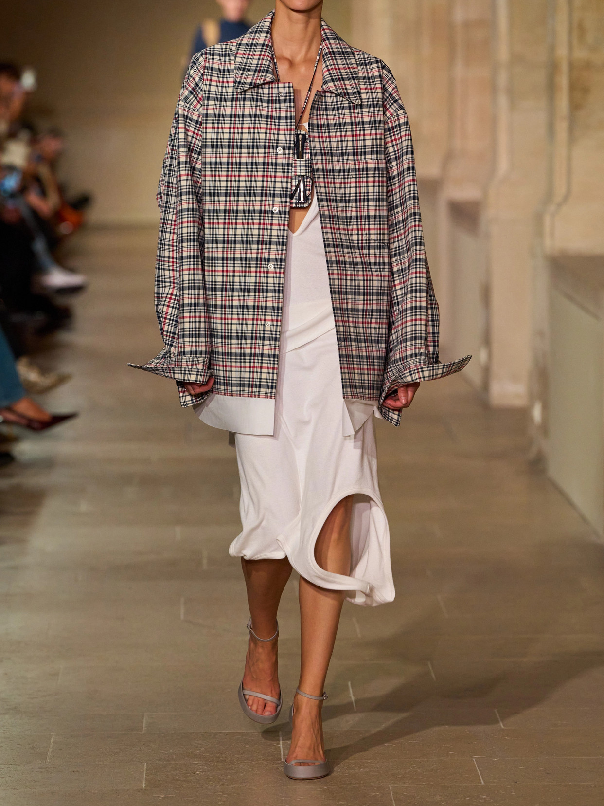 Cocoon Checked Cotton And Virgin Wool-Blend Jacket