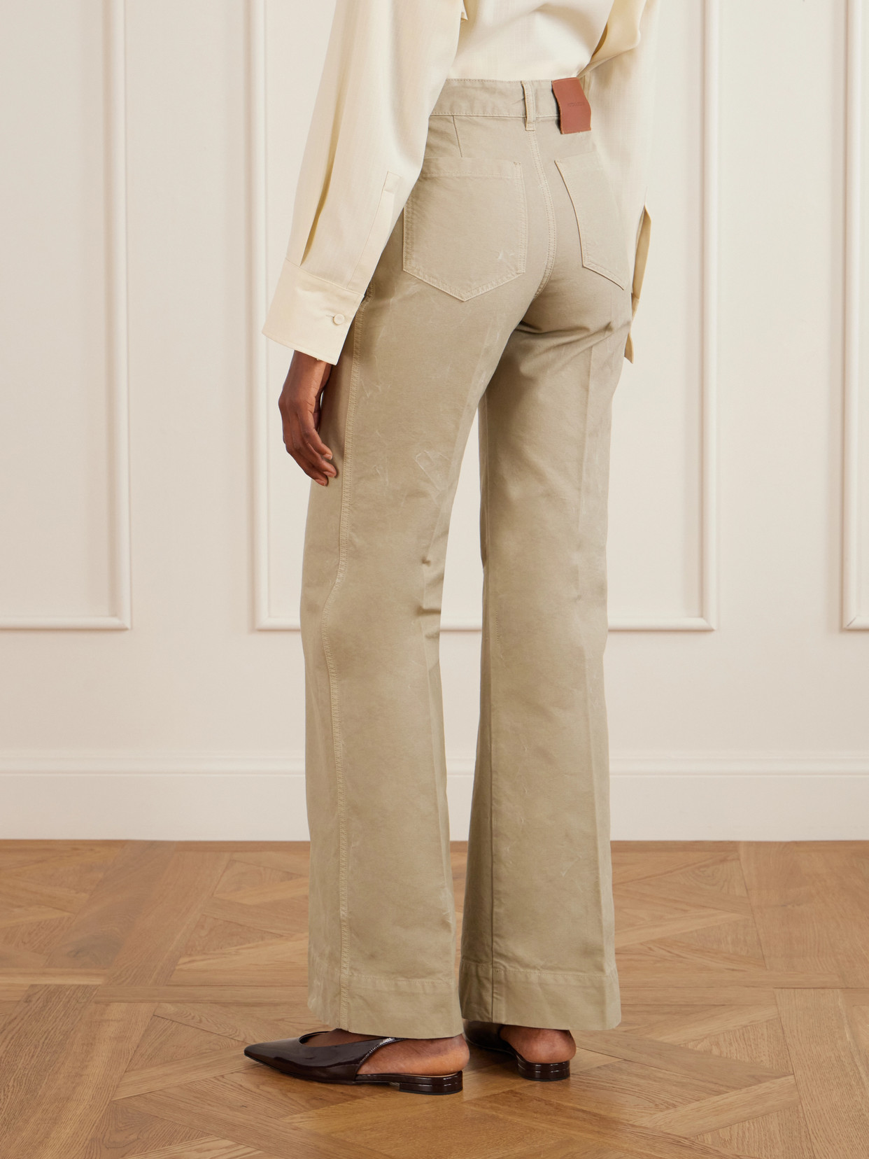 Alina High-Rise Straight-Leg Jeans