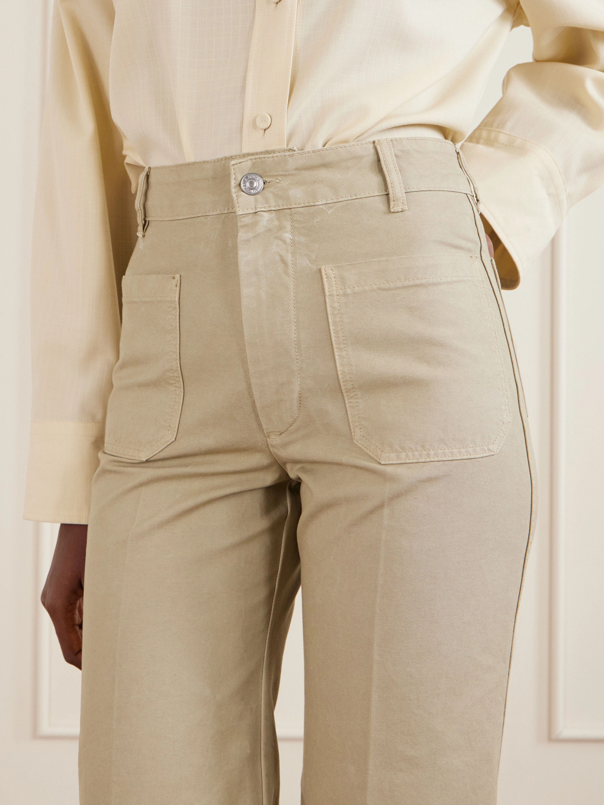 Alina High-Rise Straight-Leg Jeans