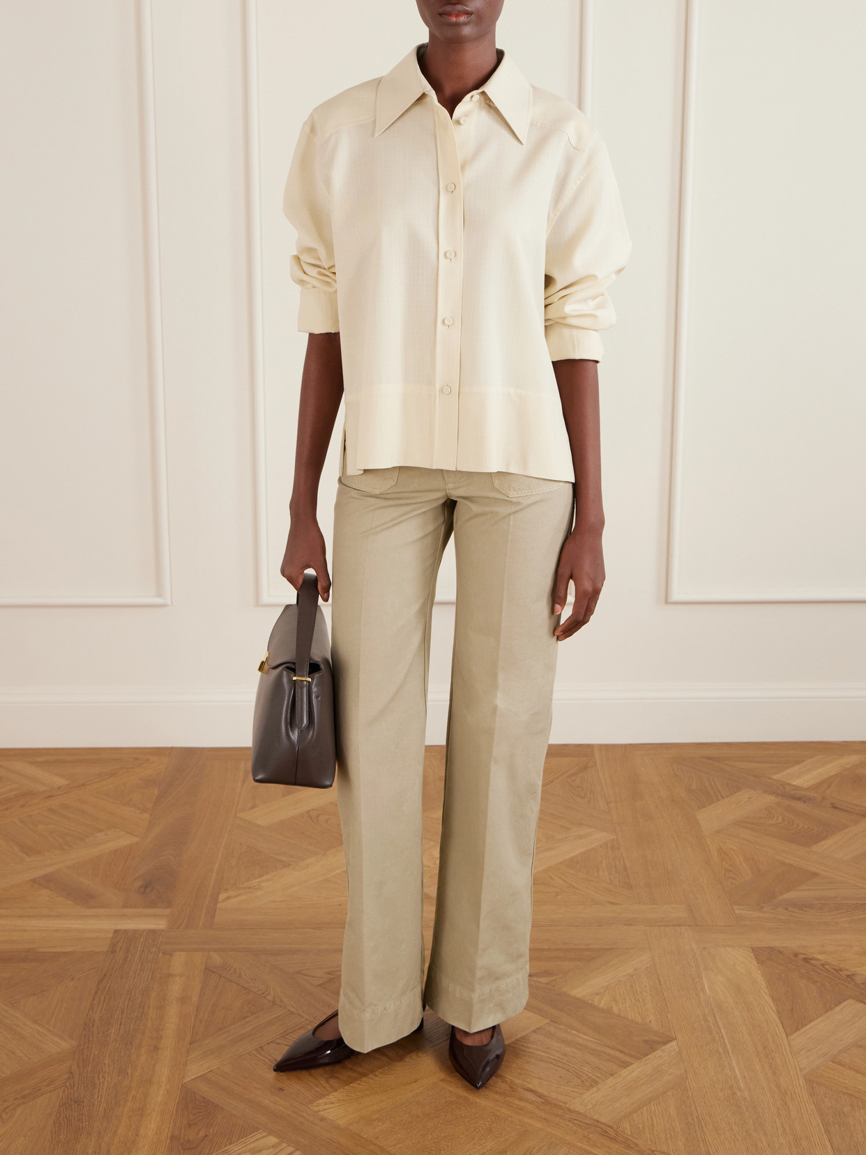 Alina High-Rise Straight-Leg Jeans