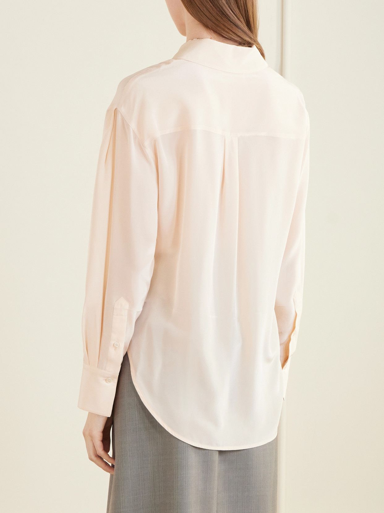 Silk-Crepe Shirt