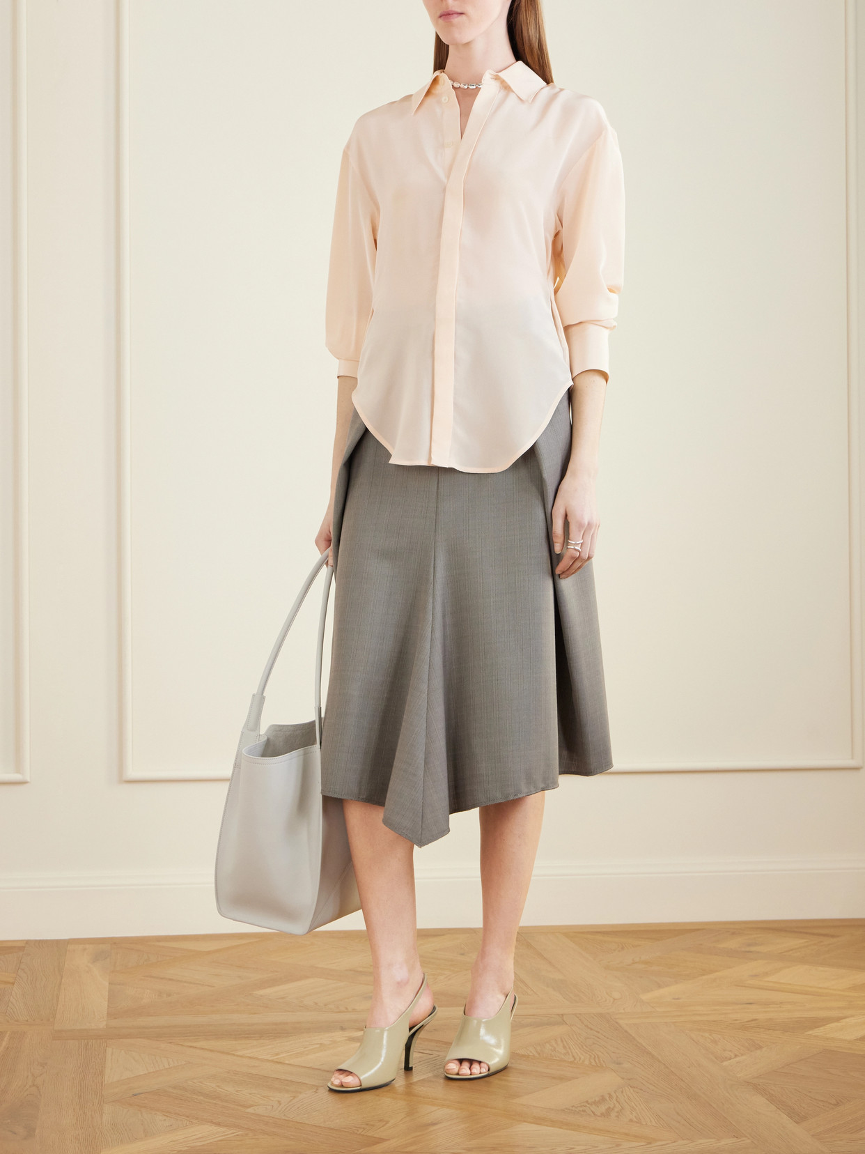 Silk-Crepe Shirt