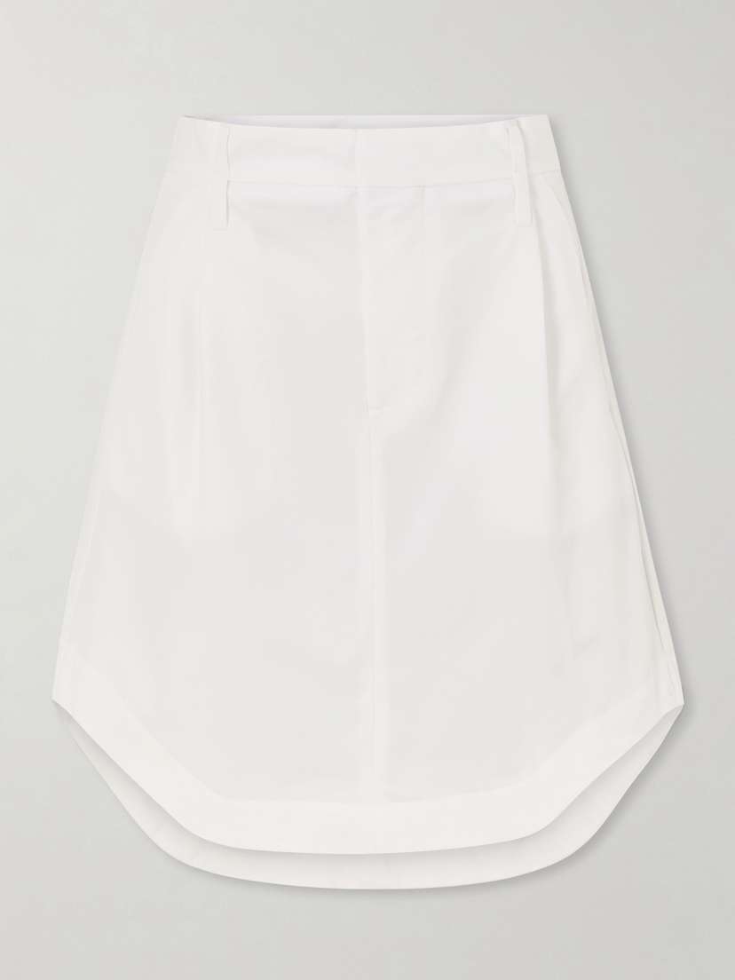 Victoria Beckham Organic Cotton Mini Skirt