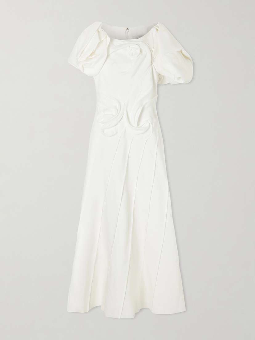 Gabriela Hearst Navi Linen Midi Dress