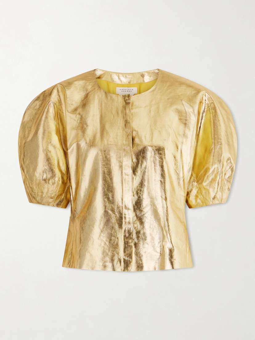 Gabriela Hearst Waverly Linen Top