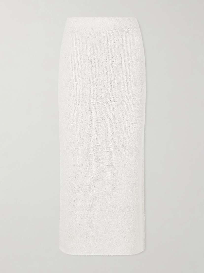 Gabriela Hearst Terranova Silk Midi Skirt