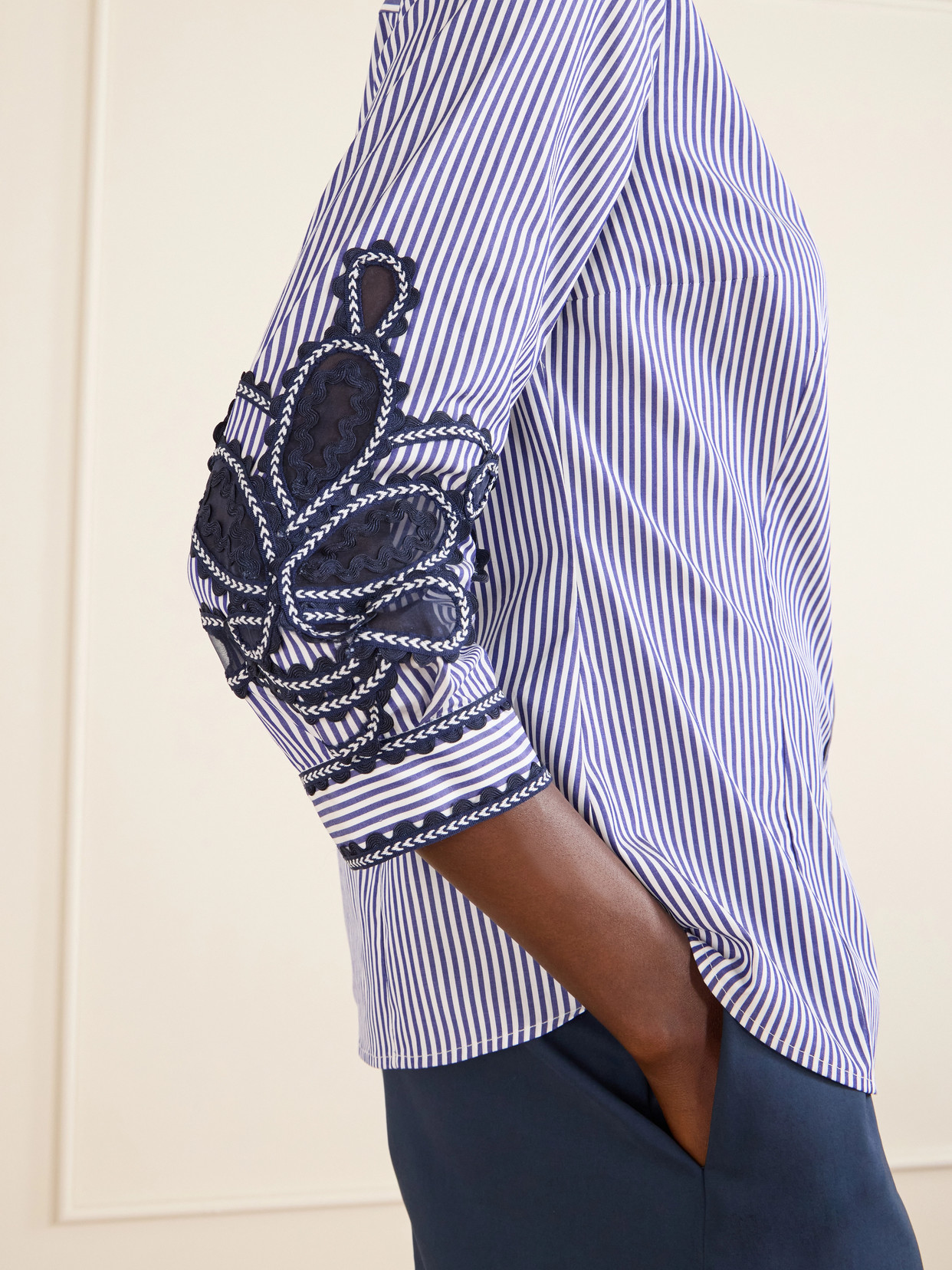 Striped Cotton-Poplin Shirt