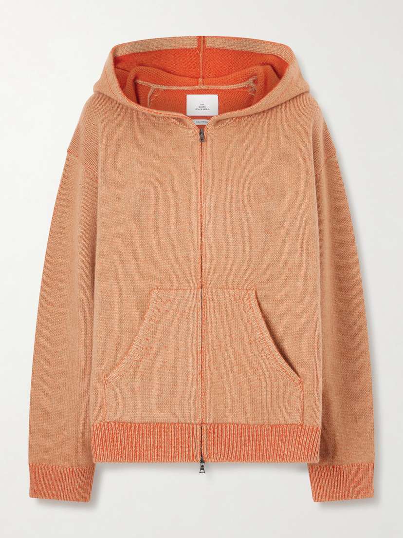 The Elder Statesman Canyon Cashmere Zip-up Hoodie