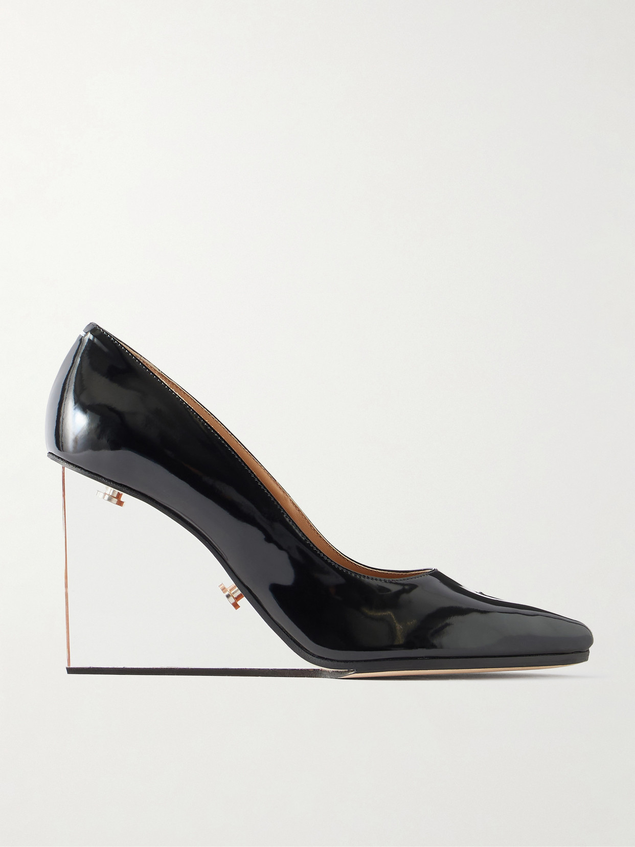 Tabi Claw Leather Wedge Pumps