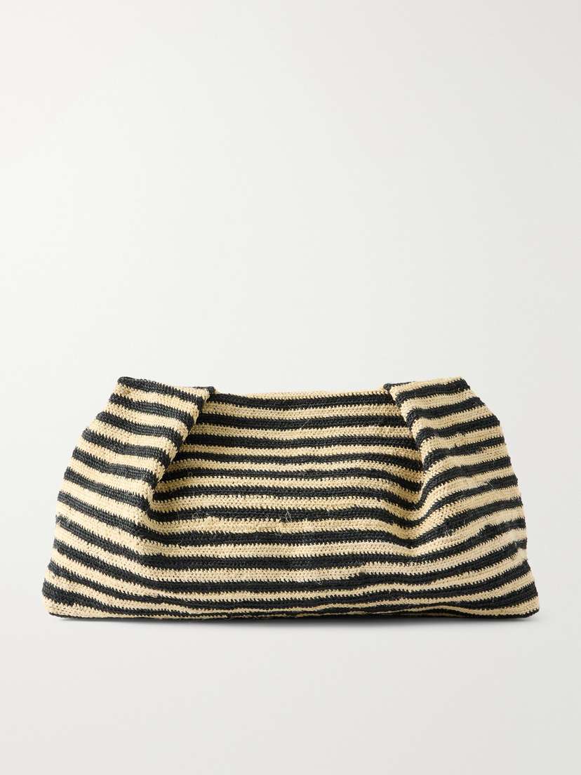 SENSI STUDIO Medium Two-tone Sisal Clutch