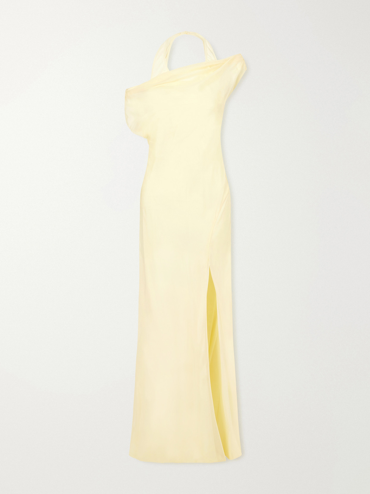 Sir Strope Silk-chiffon Gown In Yellow