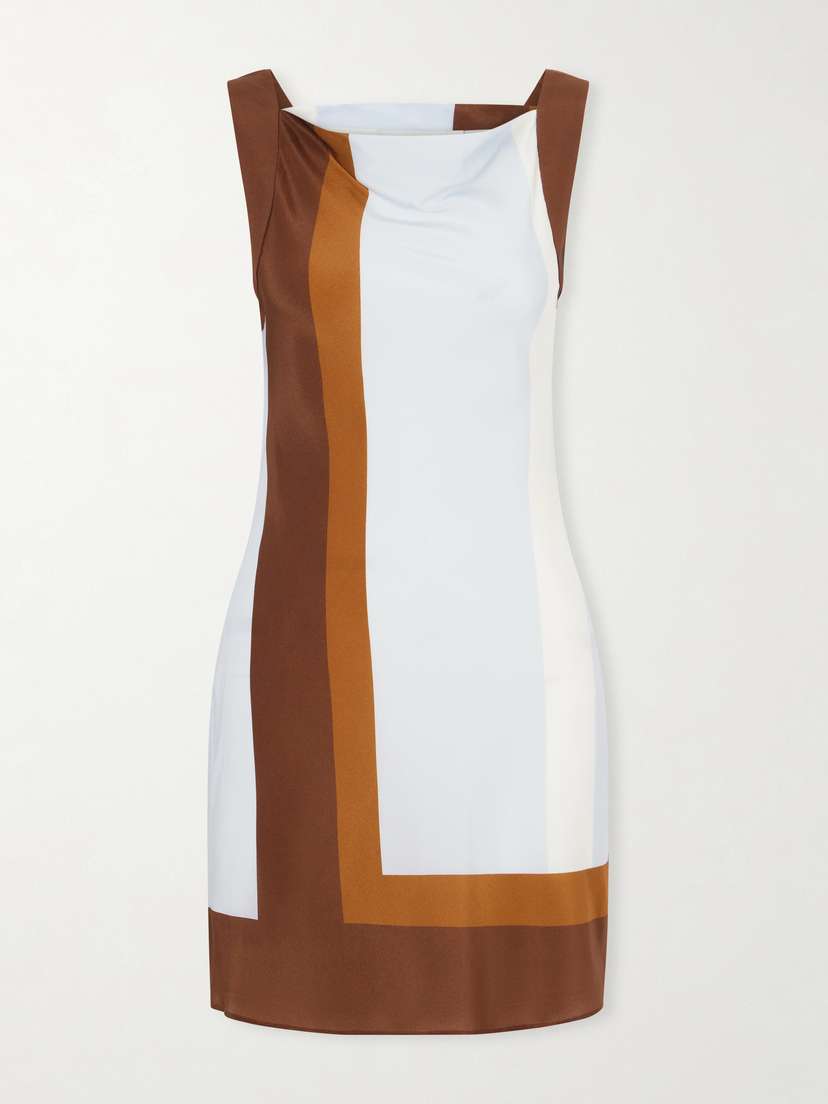 SIR. Marais Printed Silk Mini Dress