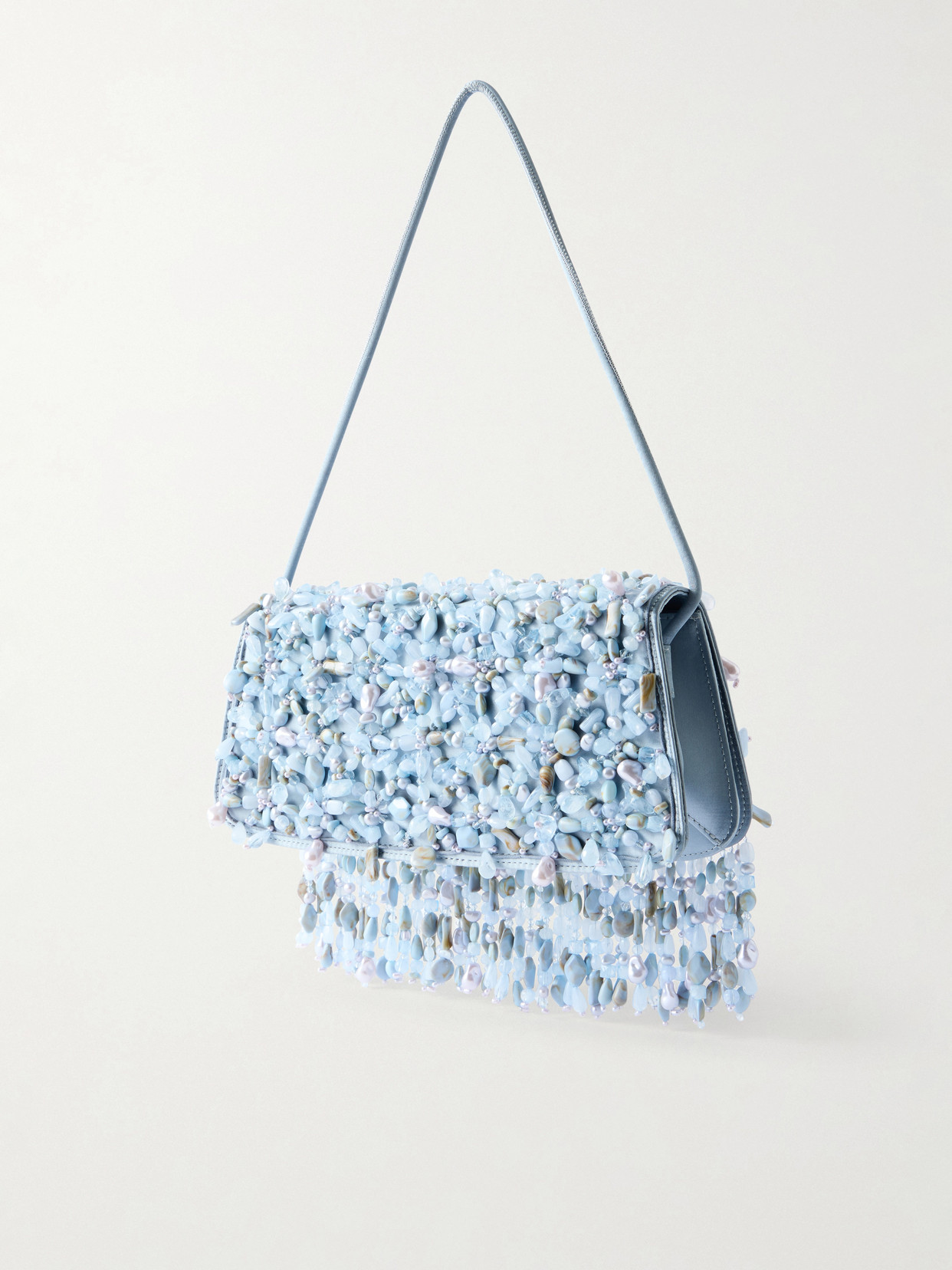 Idalia Mini Bead-Embellished Shoulder Bag