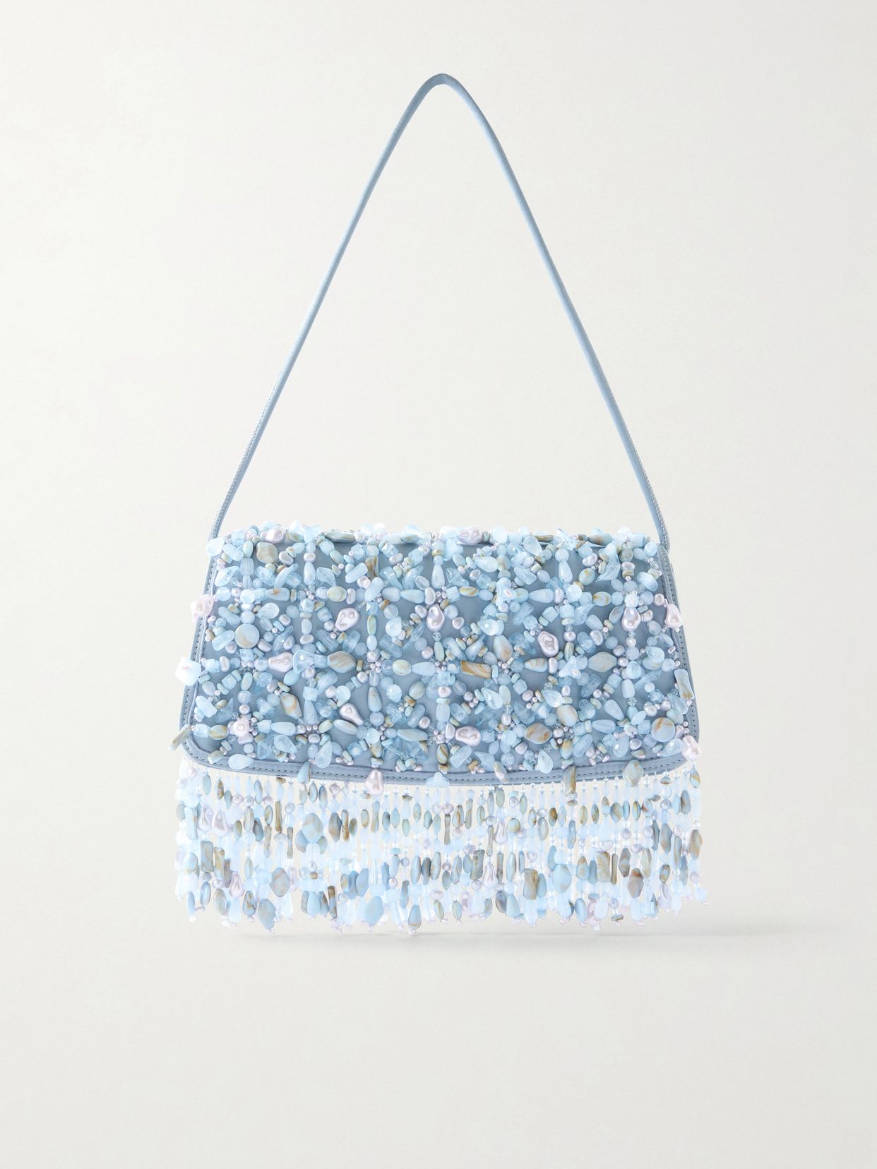 Idalia mini bead-embellished shoulder bag