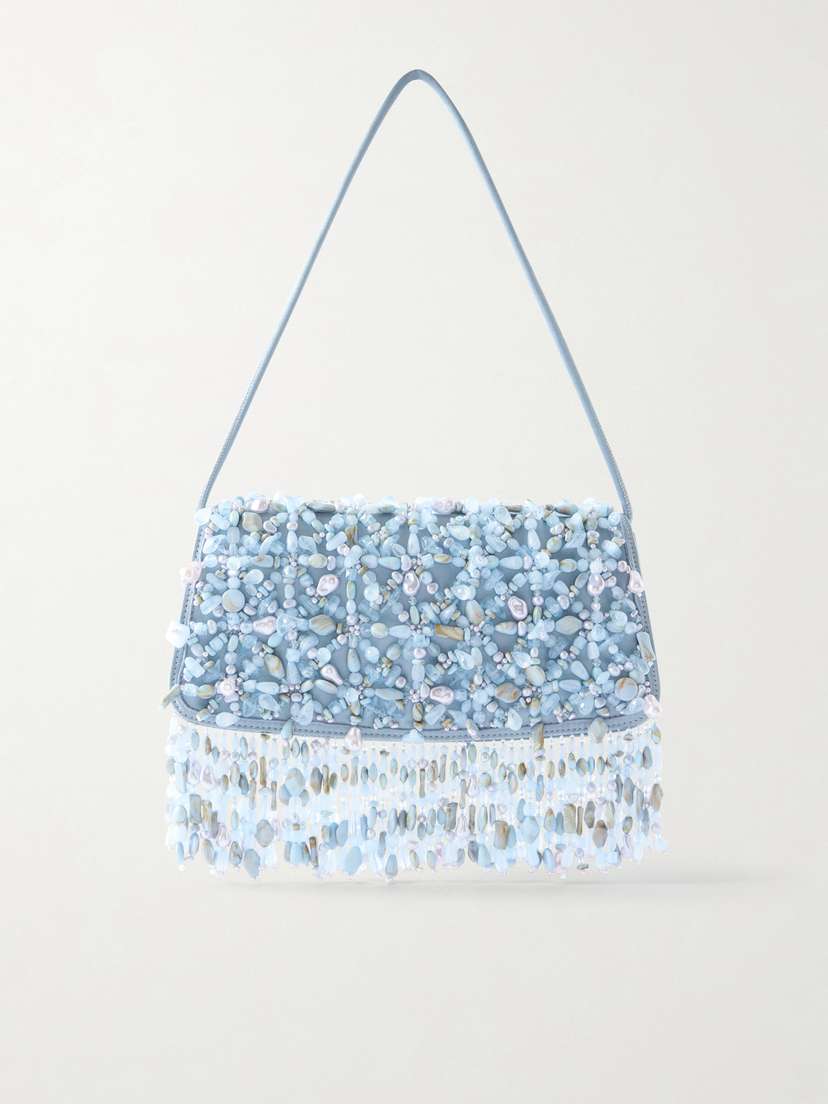 Cult Gaia Idalia Mini Bead-embellished Shoulder Bag | Thumbnail 7