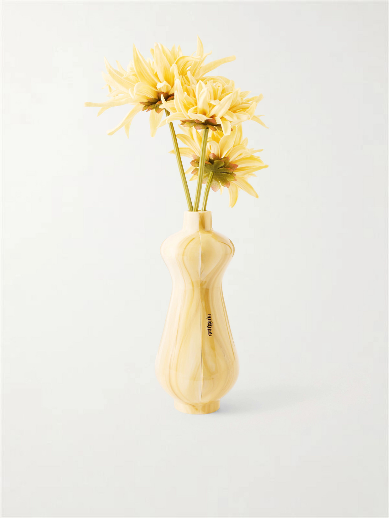 Cult Gaia Florence Clutch In Yellow