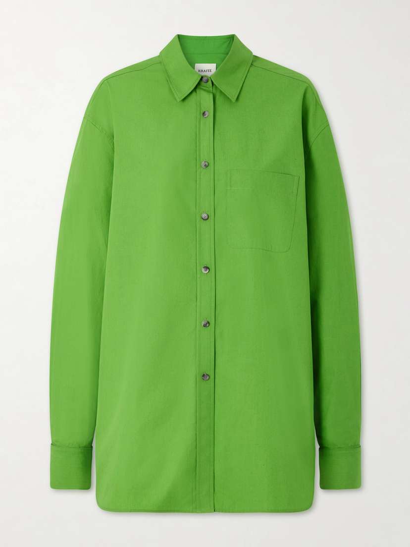 Khaite Newton Cotton-poplin Shirt