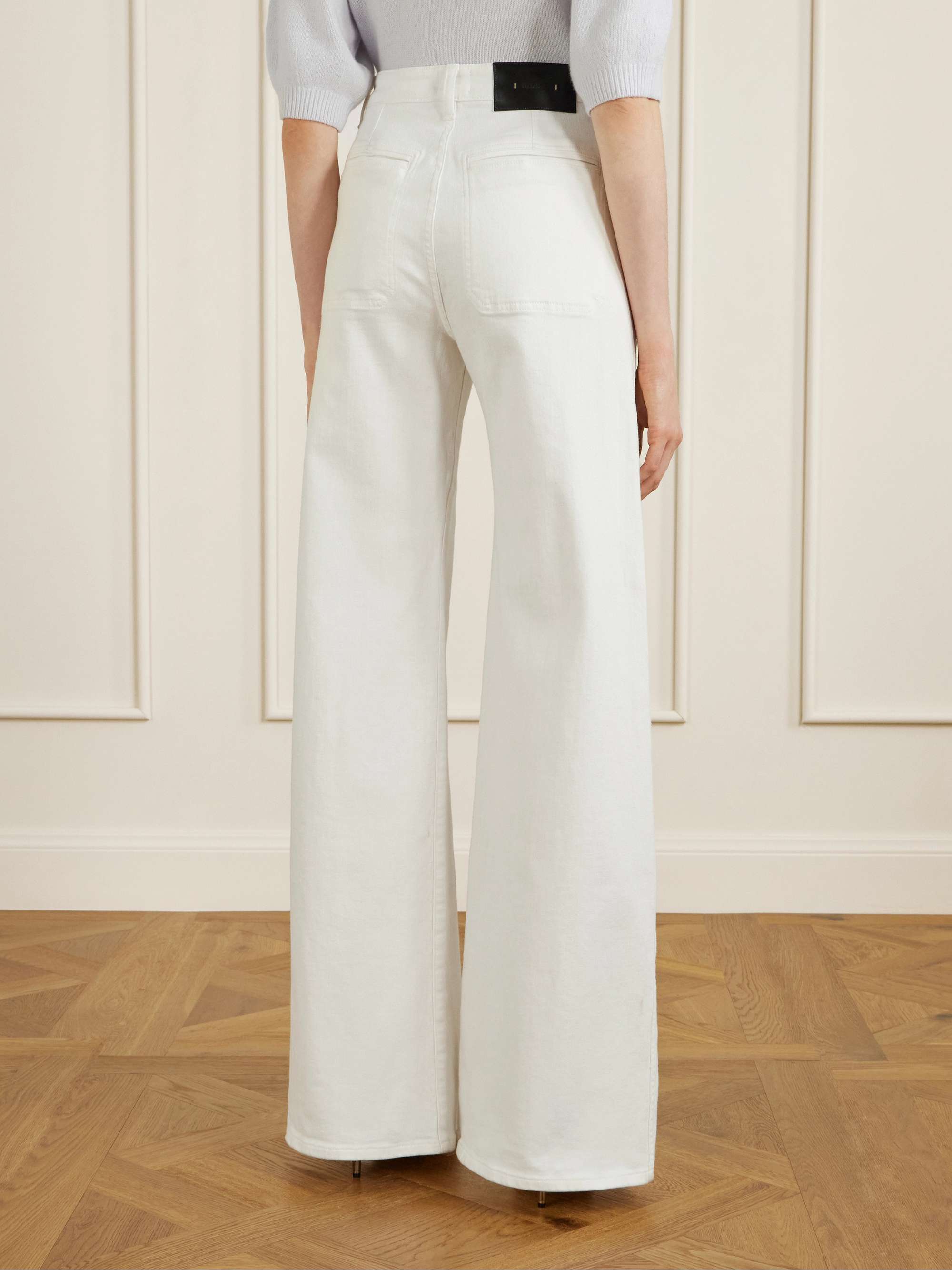 KHAITE Delmonico high-rise wide-leg jeans | NET-A-PORTER