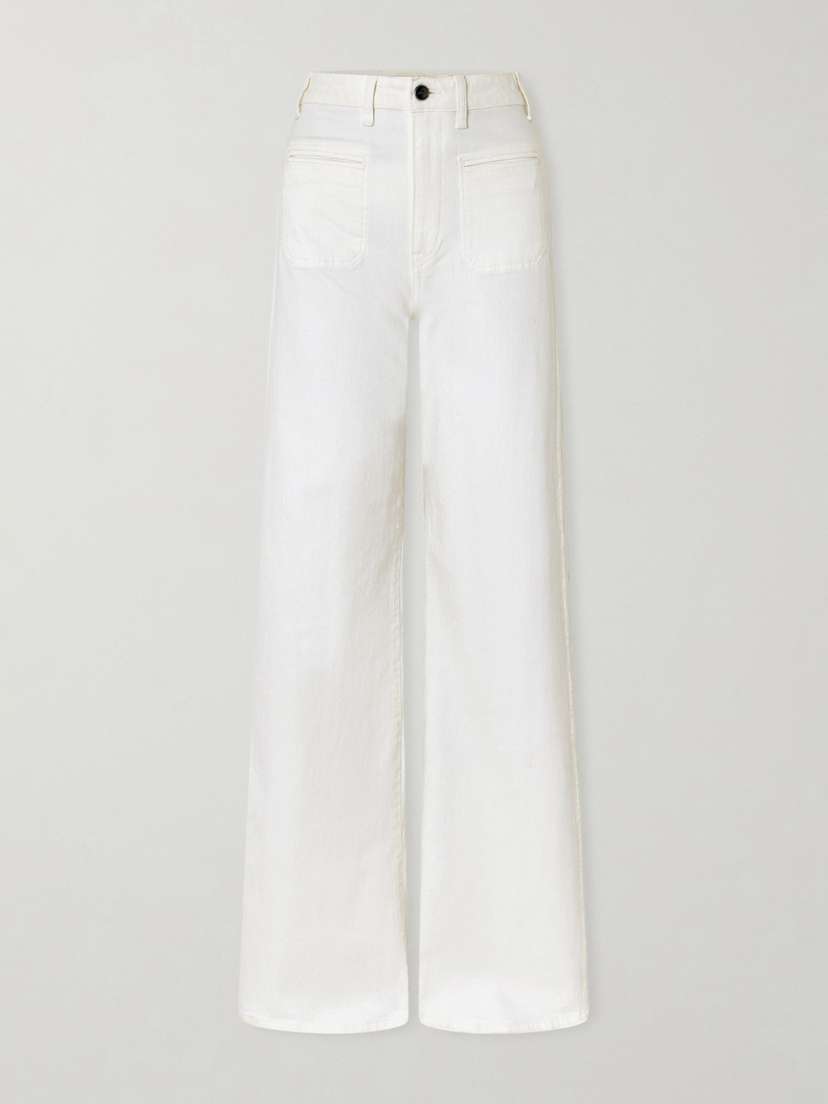 Khaite Delmonico High-rise Wide-leg Jeans