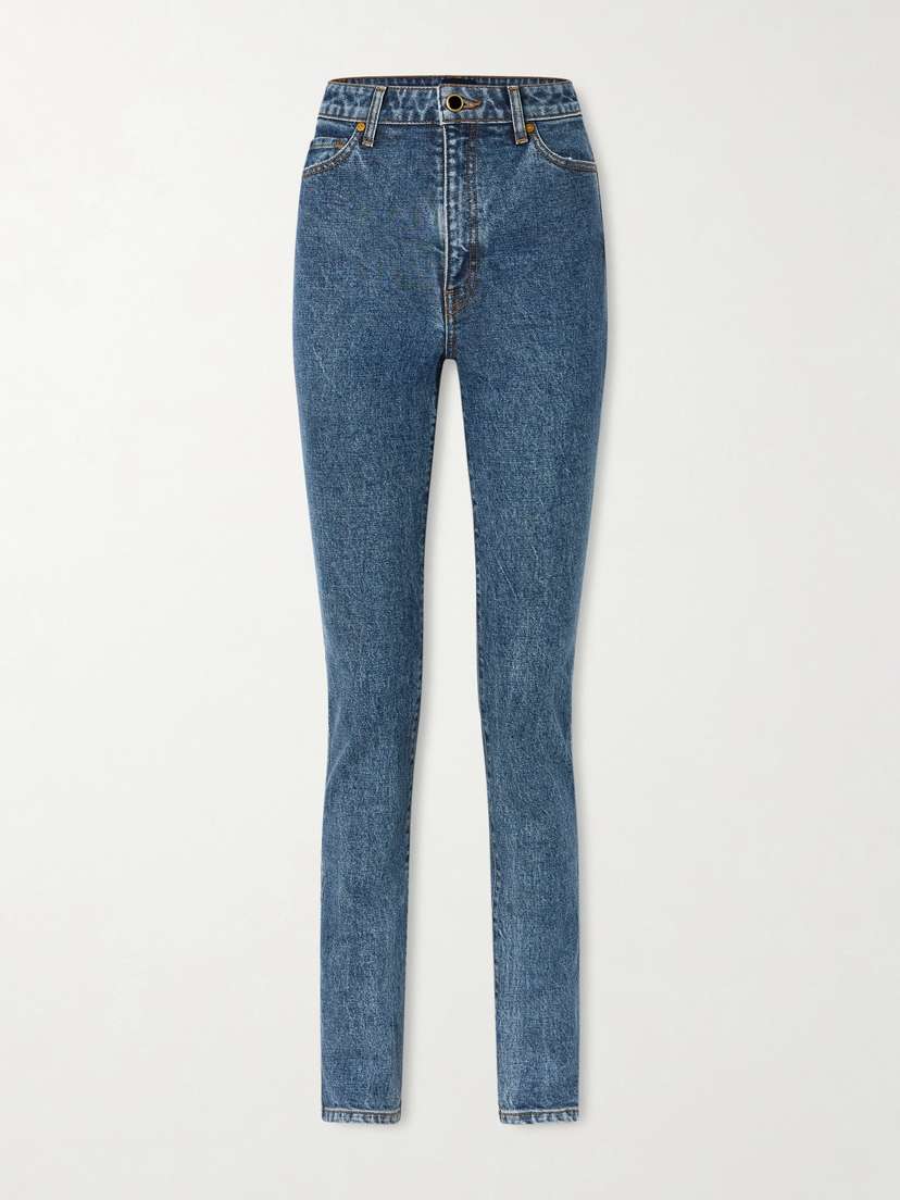 Khaite Daria High-rise Slim-leg Jeans