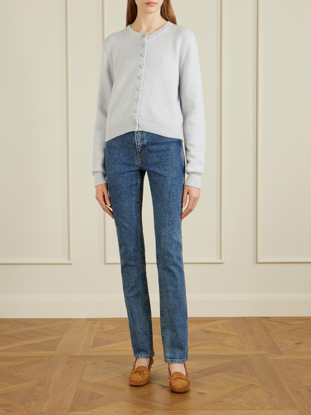 Daria High-Rise Slim-Leg Jeans
