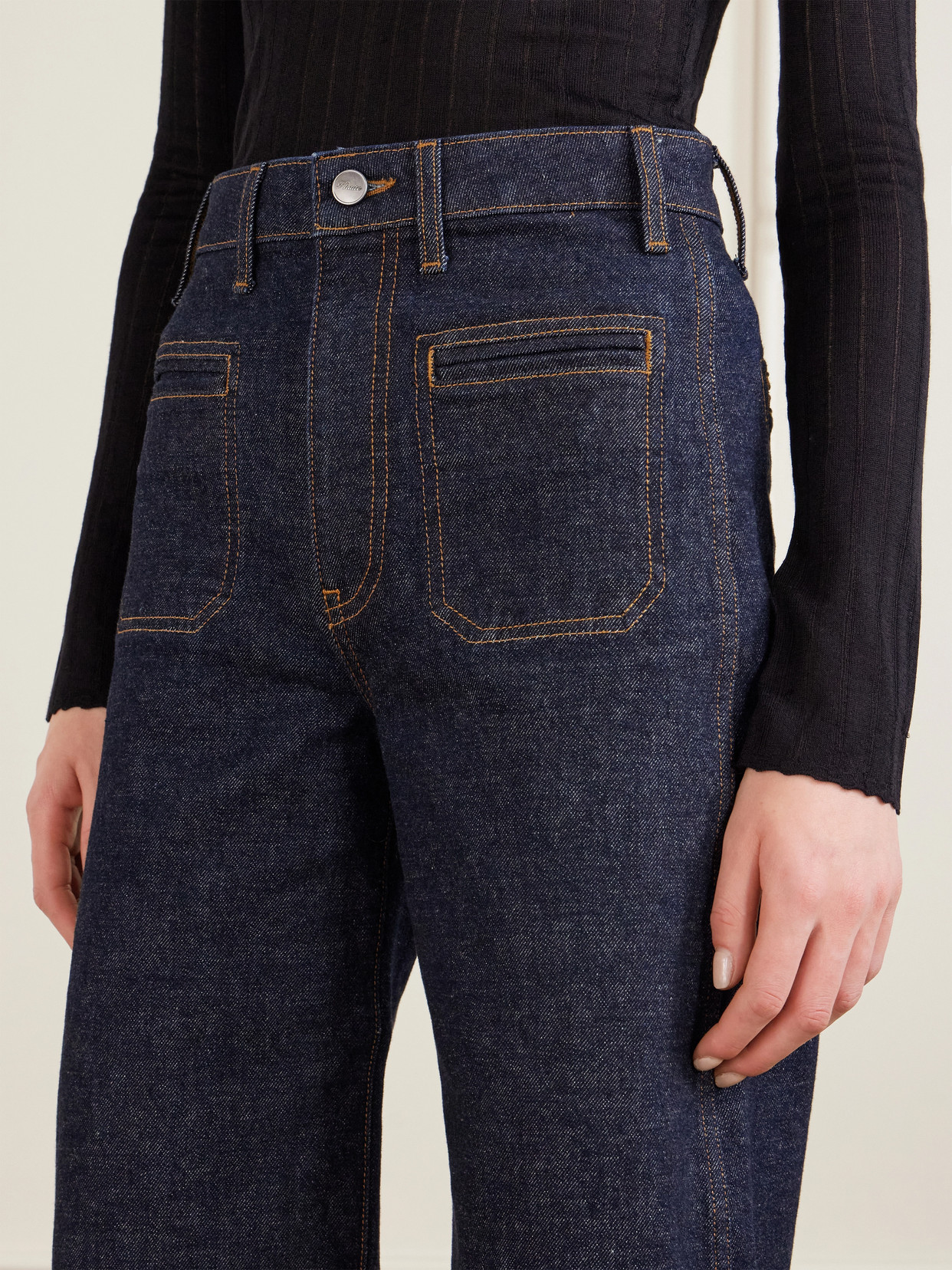 Delmonico High-Rise Wide-Leg Jeans