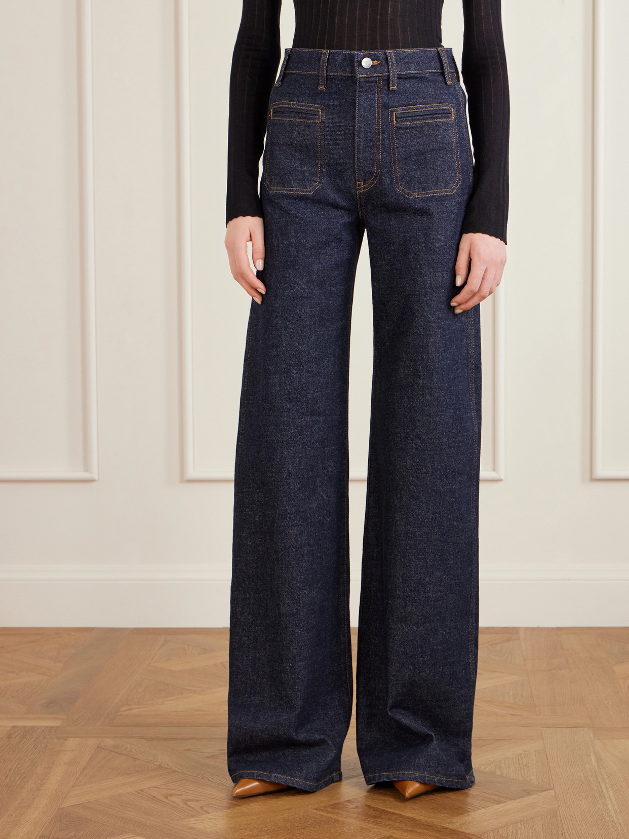 Delmonico High-Rise Wide-Leg Jeans