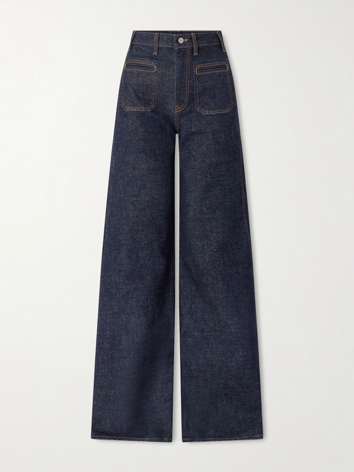 Delmonico high-rise wide-leg jeans