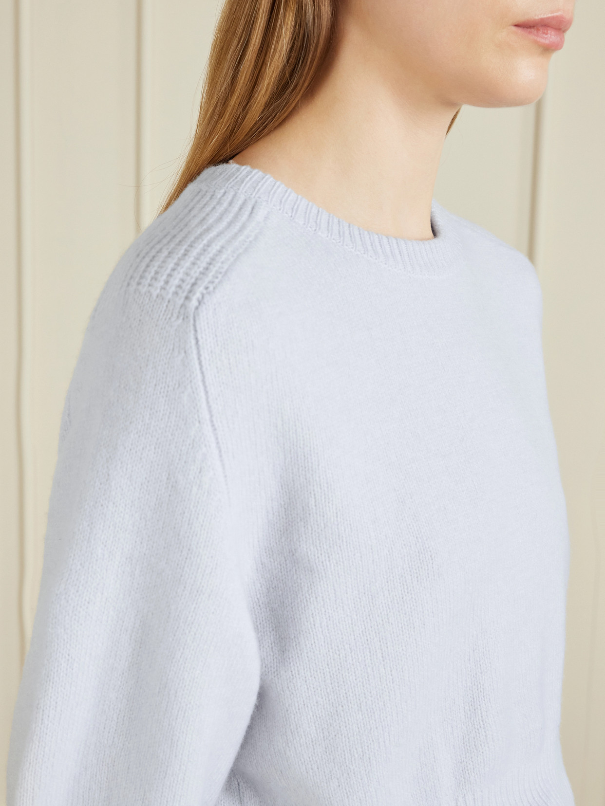 Lorelai Cropped Wool And Cashmere-Blend Sweater