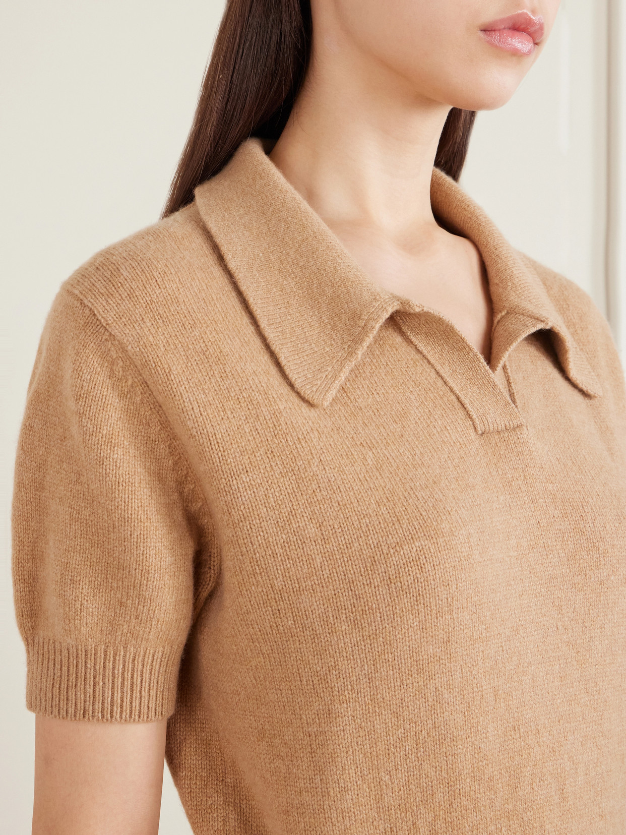 Leni Cropped Wool And Cashmere-Blend Sweater