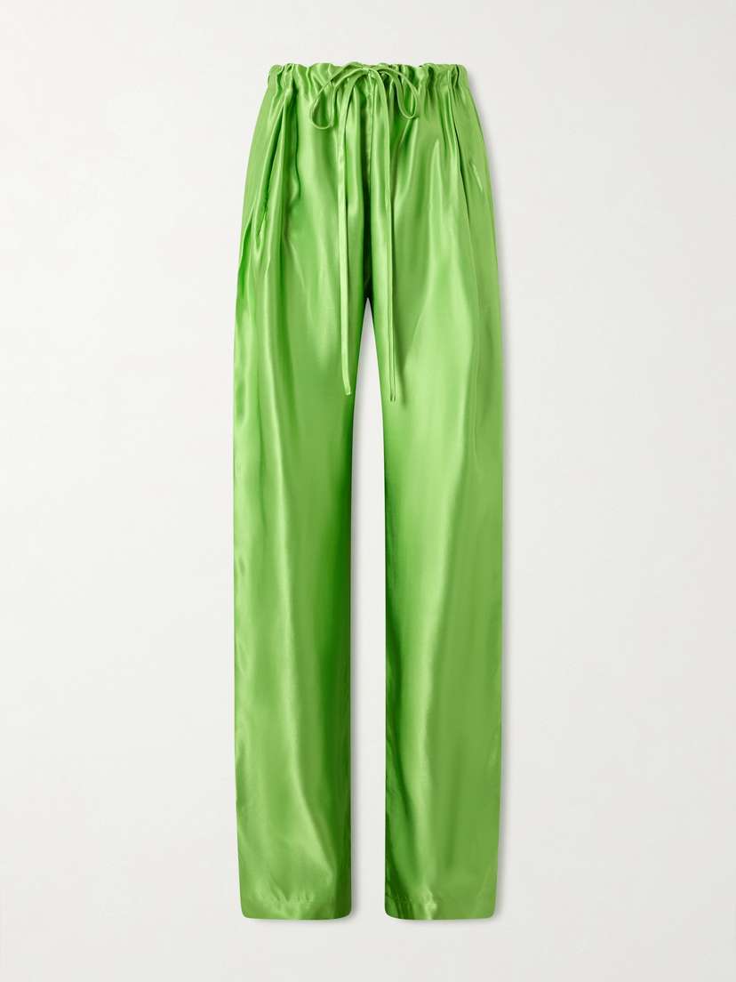 Khaite Rohen Satin Pants