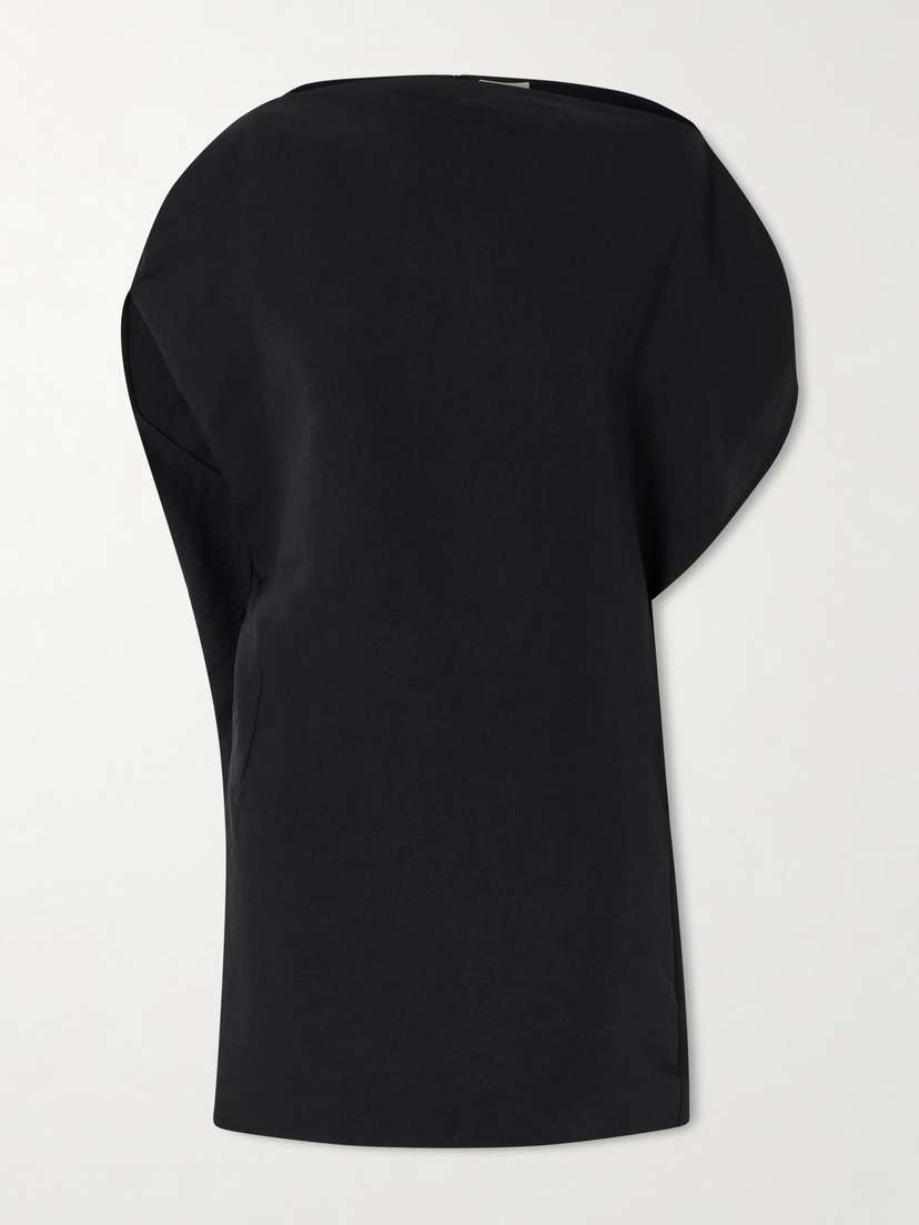 Khaite Erin Silk And Cotton-blend Organza Mini Dress