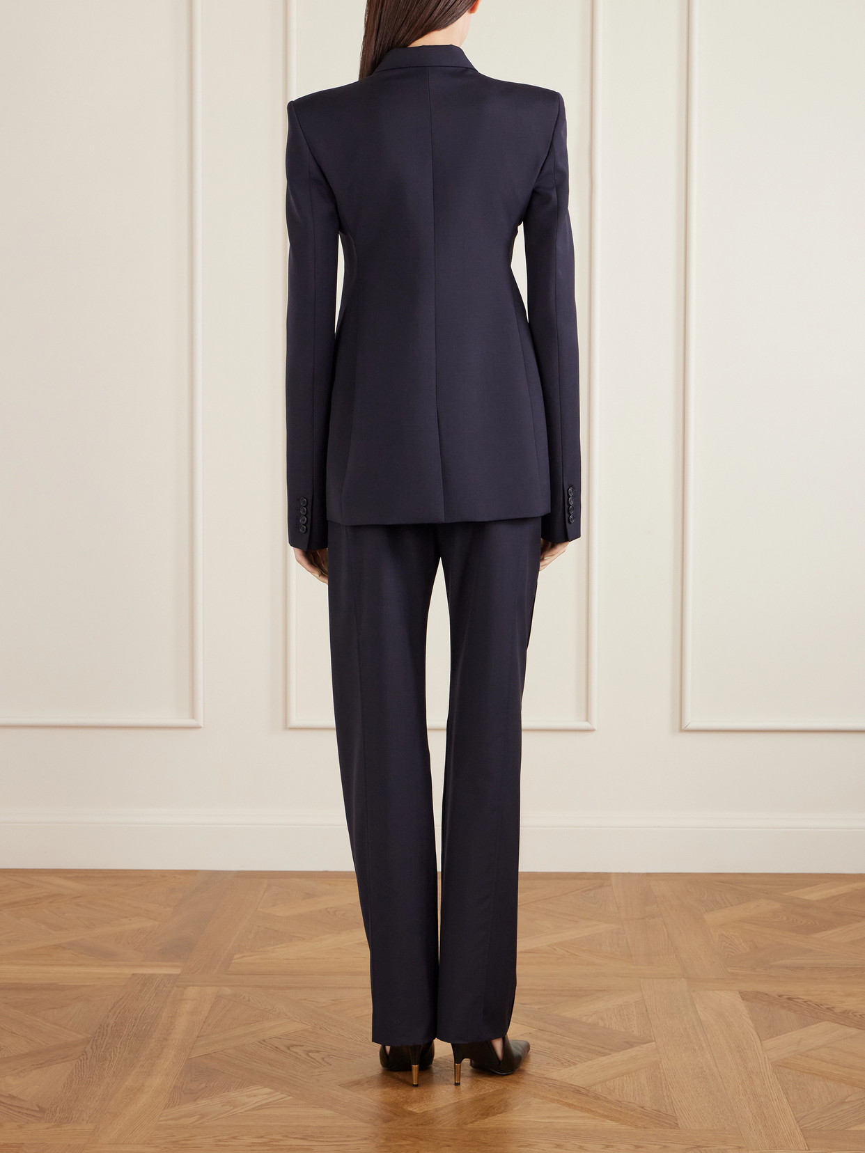 Khaite Celton Wool Casual Jacket In Black