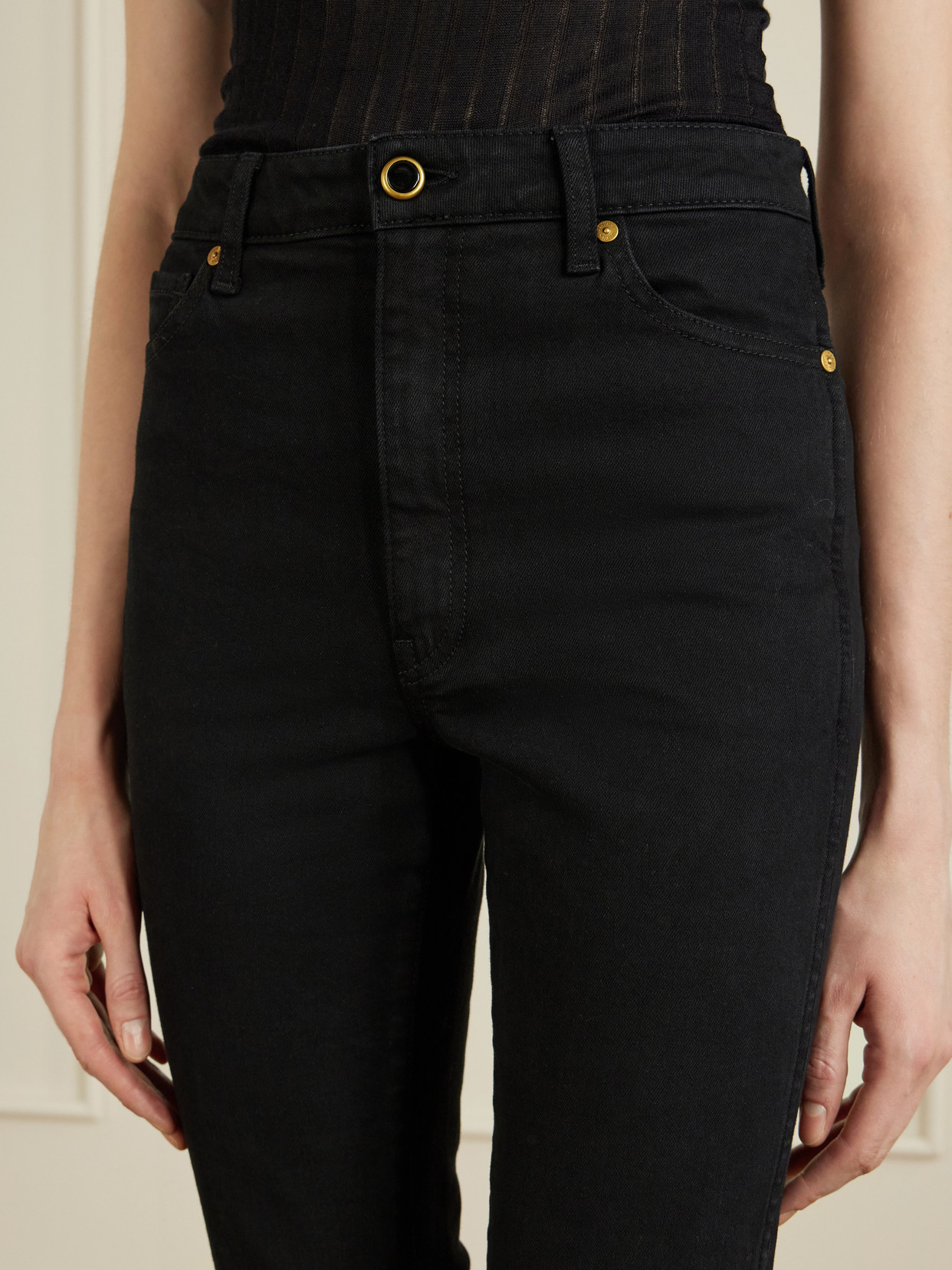 Daria High-Rise Slim-Leg Jeans