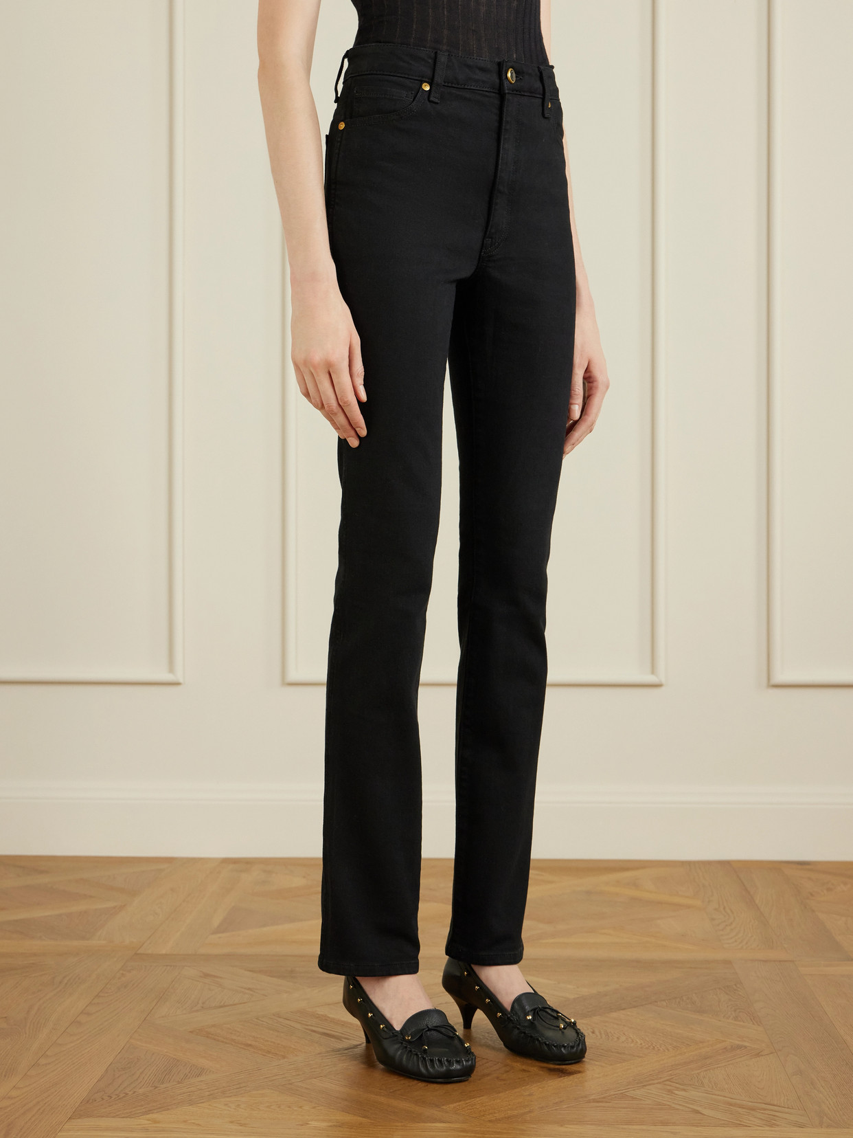 Daria High-Rise Slim-Leg Jeans