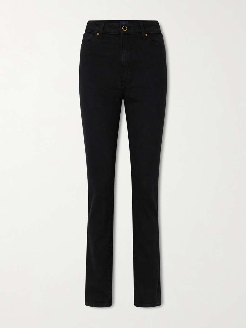 Khaite Daria High-rise Slim-leg Jeans