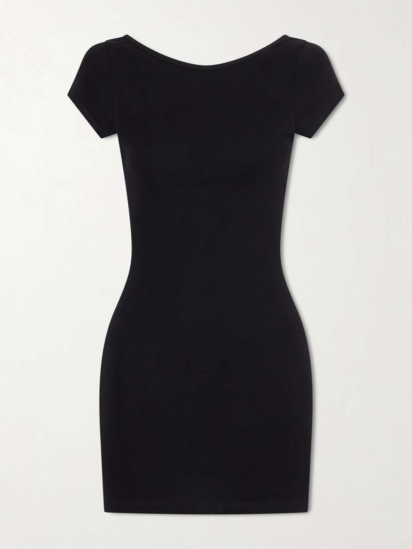 Matteau Open-back Cotton-jersey Mini Dress