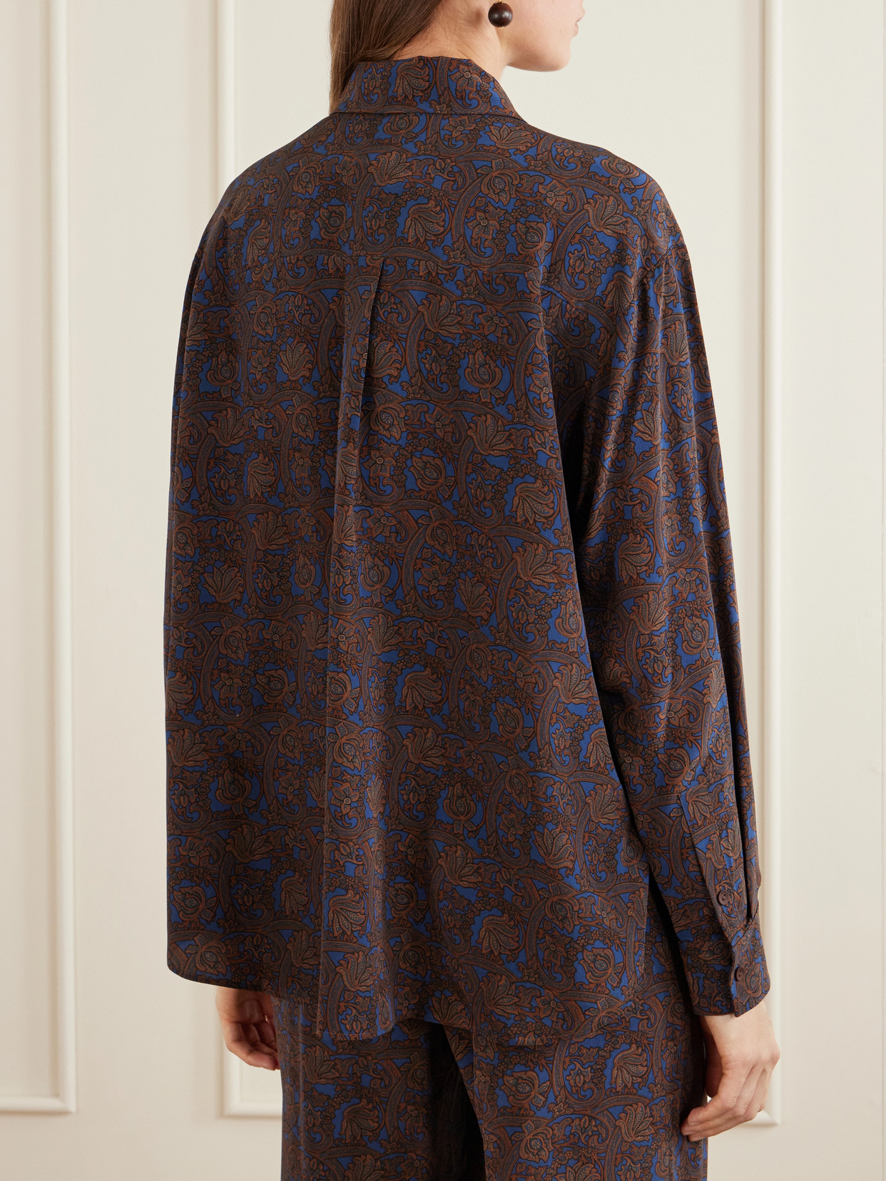 Silk-Crepe De Chine Shirt